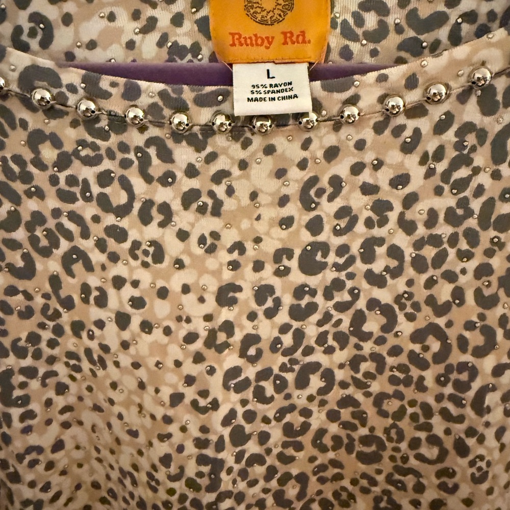 Ruby Rd large bling top - Picture 2 of 7